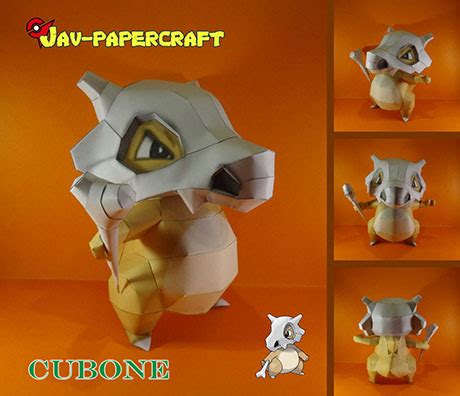 jav papercraft|Pokemon: Cubone Papercraft .